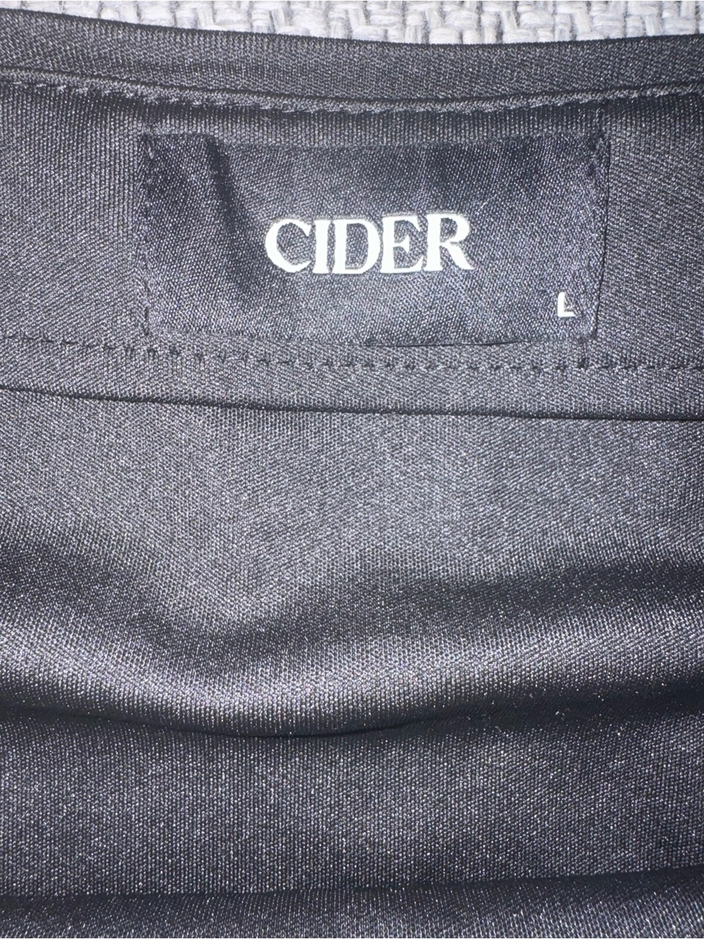 BNWOT CIDER Black Sequin Mini Skirt NWOT Size L Party Birthday NYE - Picture 5 of 7